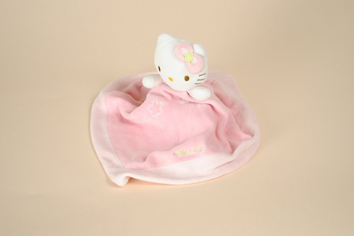 Doudou samrio Personnage Rose hello kitty Hochet