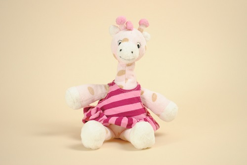 Peluche Doudou Girafe Rose Goldie Happy Horse - Ekobutiks® l ma boutique  écologique, Peluche pour bébé ecolo