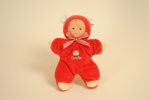 STERNTALER doudou poupée fille orange bleu ourson