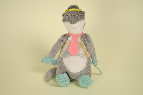 Doudou Loutre Musical Mademoiselle Ribambelle Moulin Roty