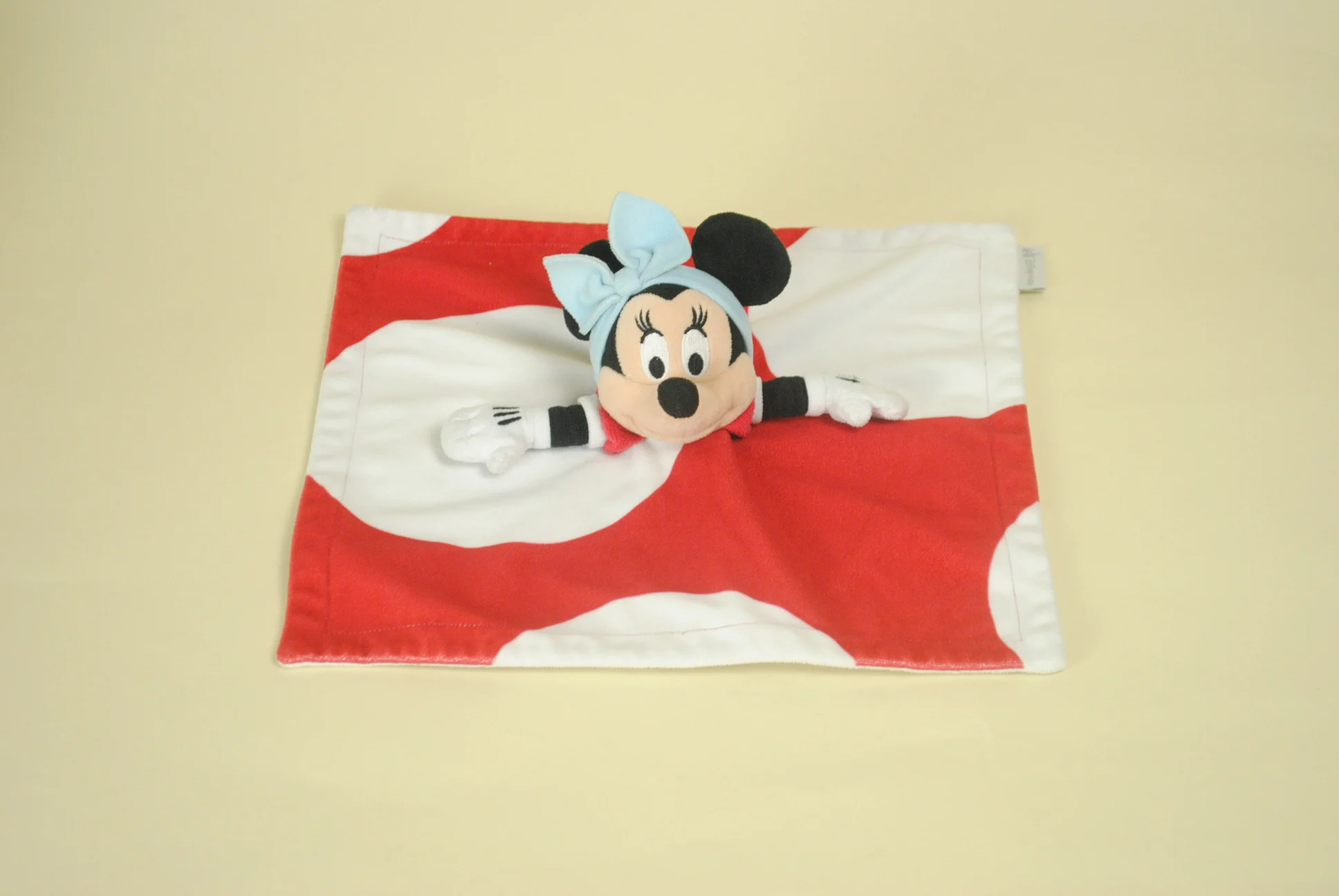 minnie plat rouge grand pois blancs