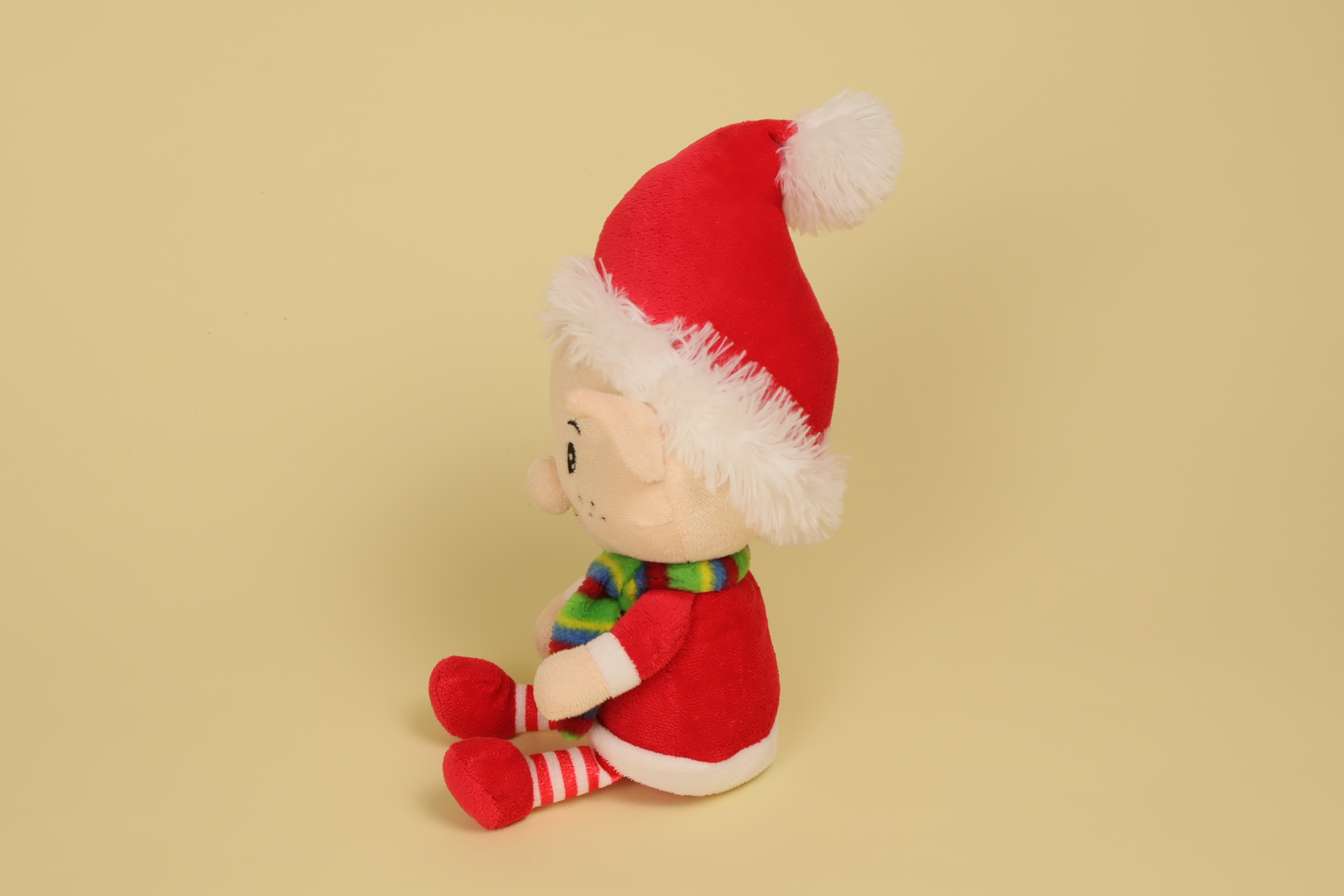 Peluche Lutin Rouge profil