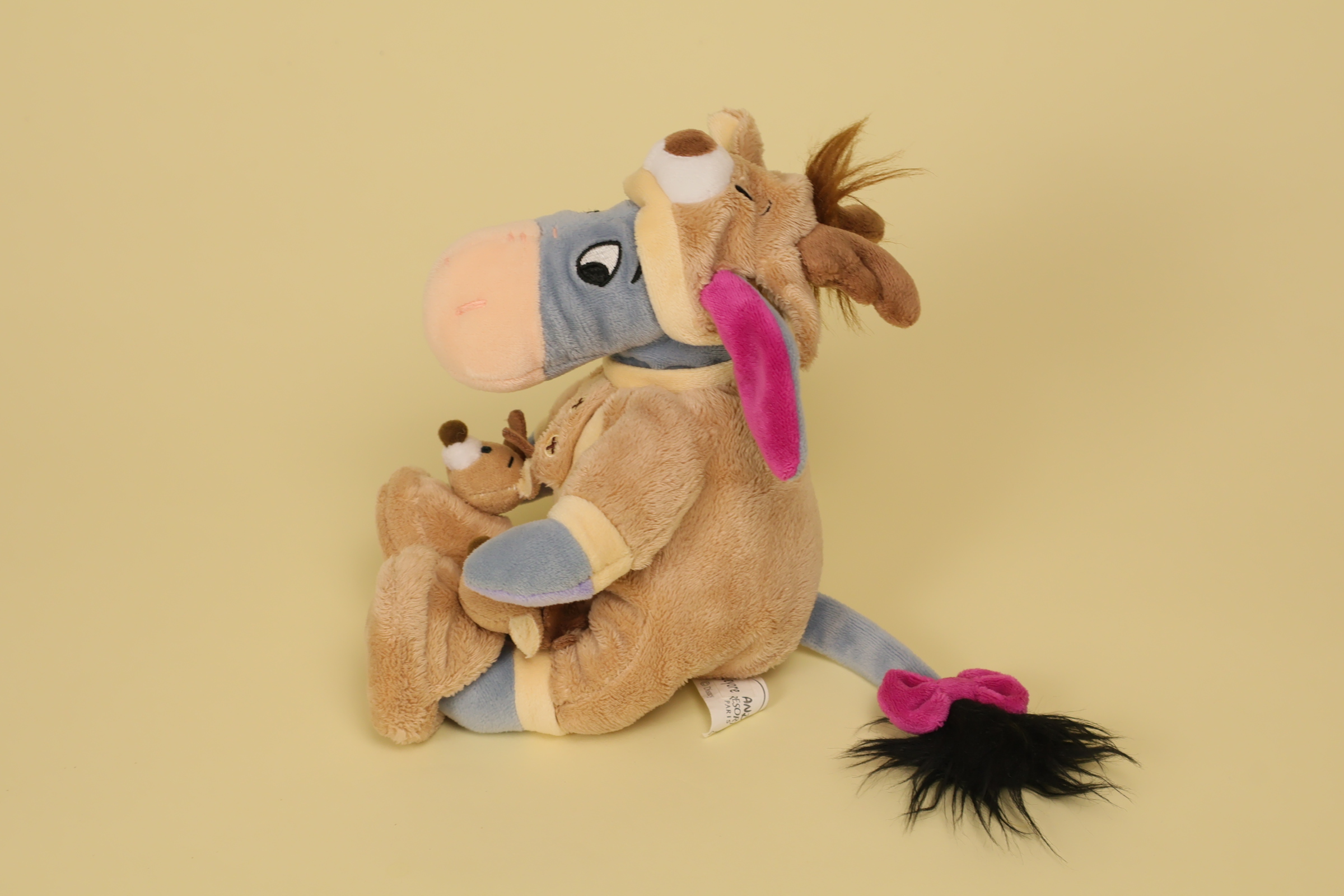 Peluche Bourriquet Déguisé Pyjama Elan profil