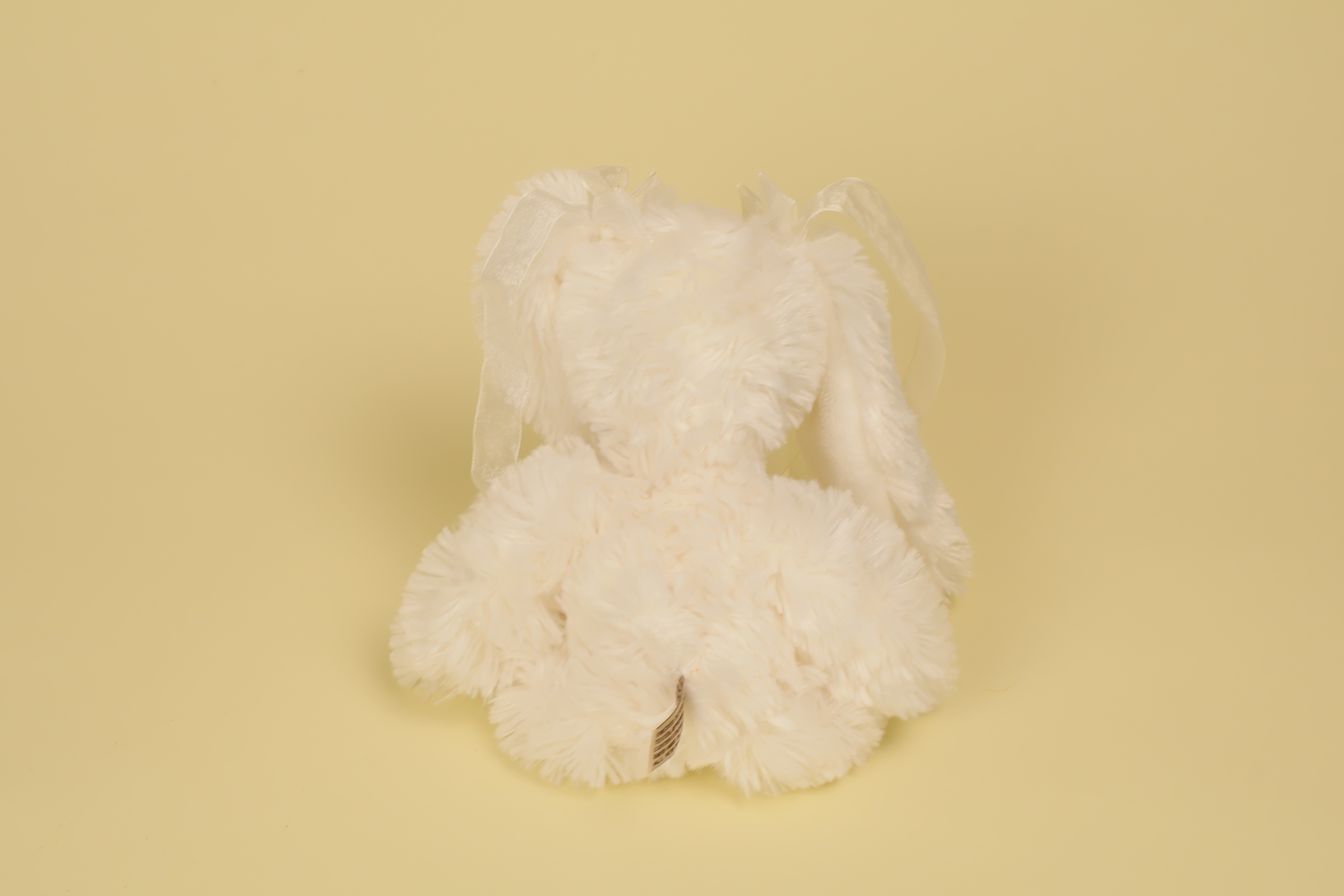 Peluche Lapin Blanc Longue Oreille dos