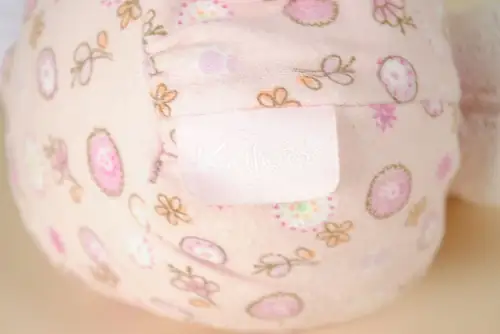Doudou Poupée Fille Boule Rose Parme Fleur KALOO 18 cm – Image 2