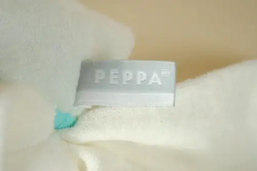 Doudou Poupée Lutin Plat Blanc Bleu Turquoise PEPPA BABYLONIA – Image 2