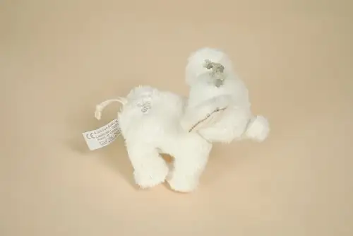 Mini Doudou Eléphant Ferdinand Ecru Blanc Gris TARTINE & CHOCOLAT 13 cm – Image 2
