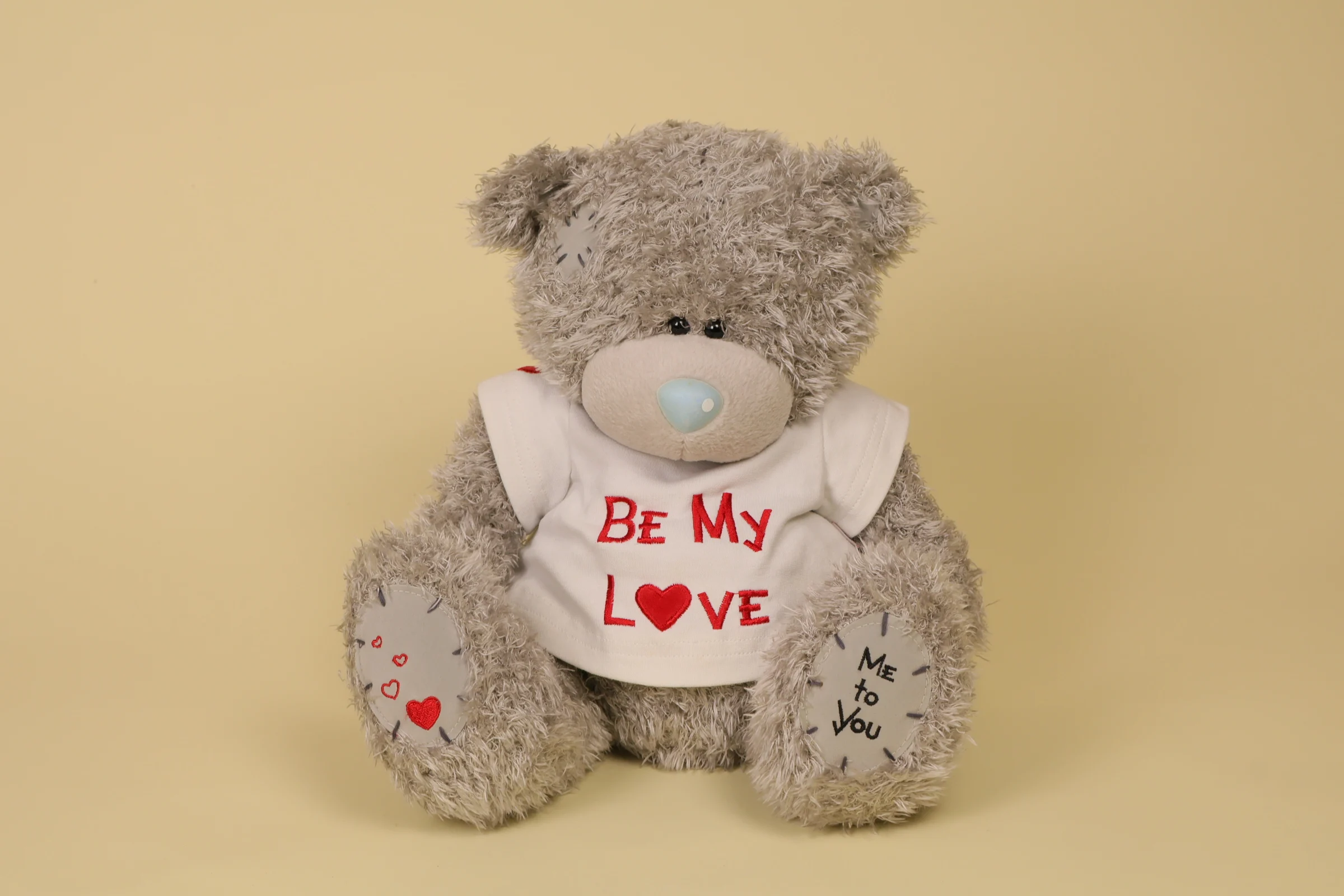 ours gris t-shirt blanc be my love