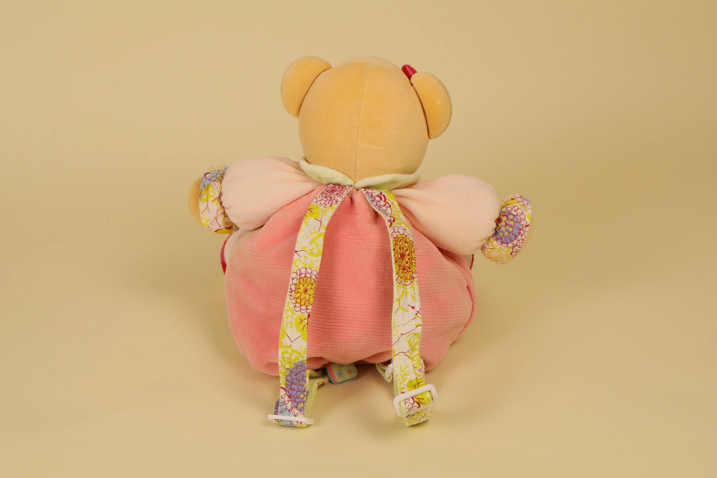 sac à dos ours coeur rose kaloo face