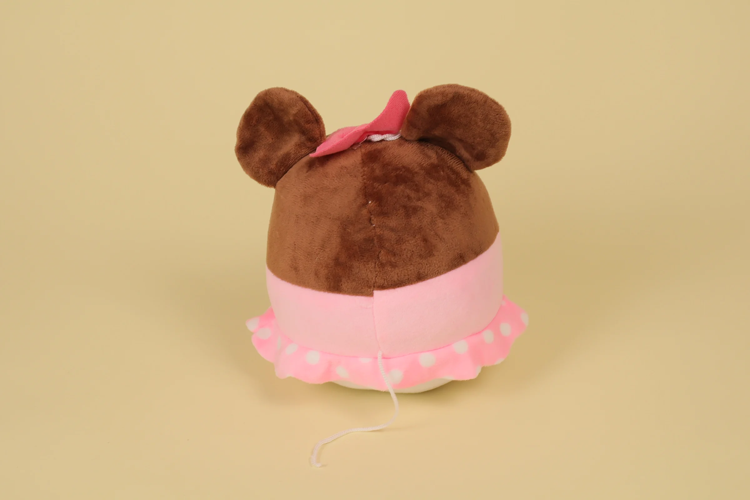 dos Peluche Minnie Mouse rose et blanc collection Ufufy Disney 19 cm texture nuage