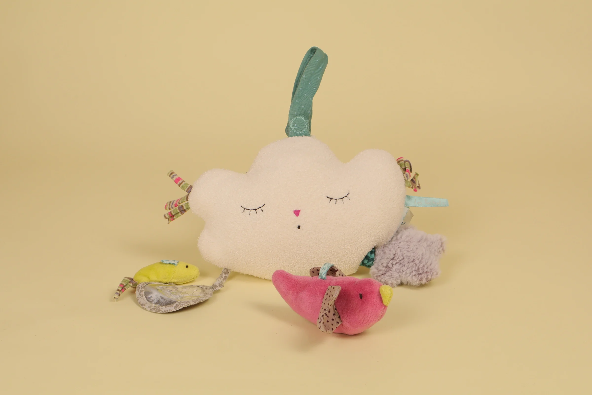 Doudou nuage musical activite collection Les Pachats vintage 2012 marque Moulin Roty