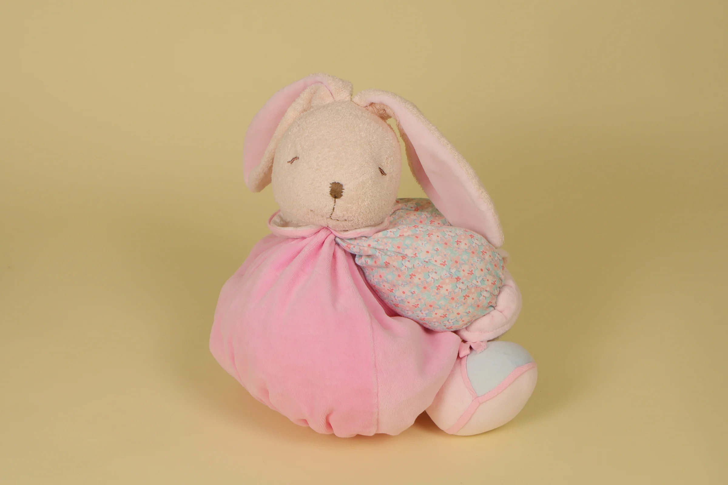 Range pyjama lapin boule fermeture éclair dos 30 cm Liliblue Lilirose vintage 2004 2005 marque Kaloo