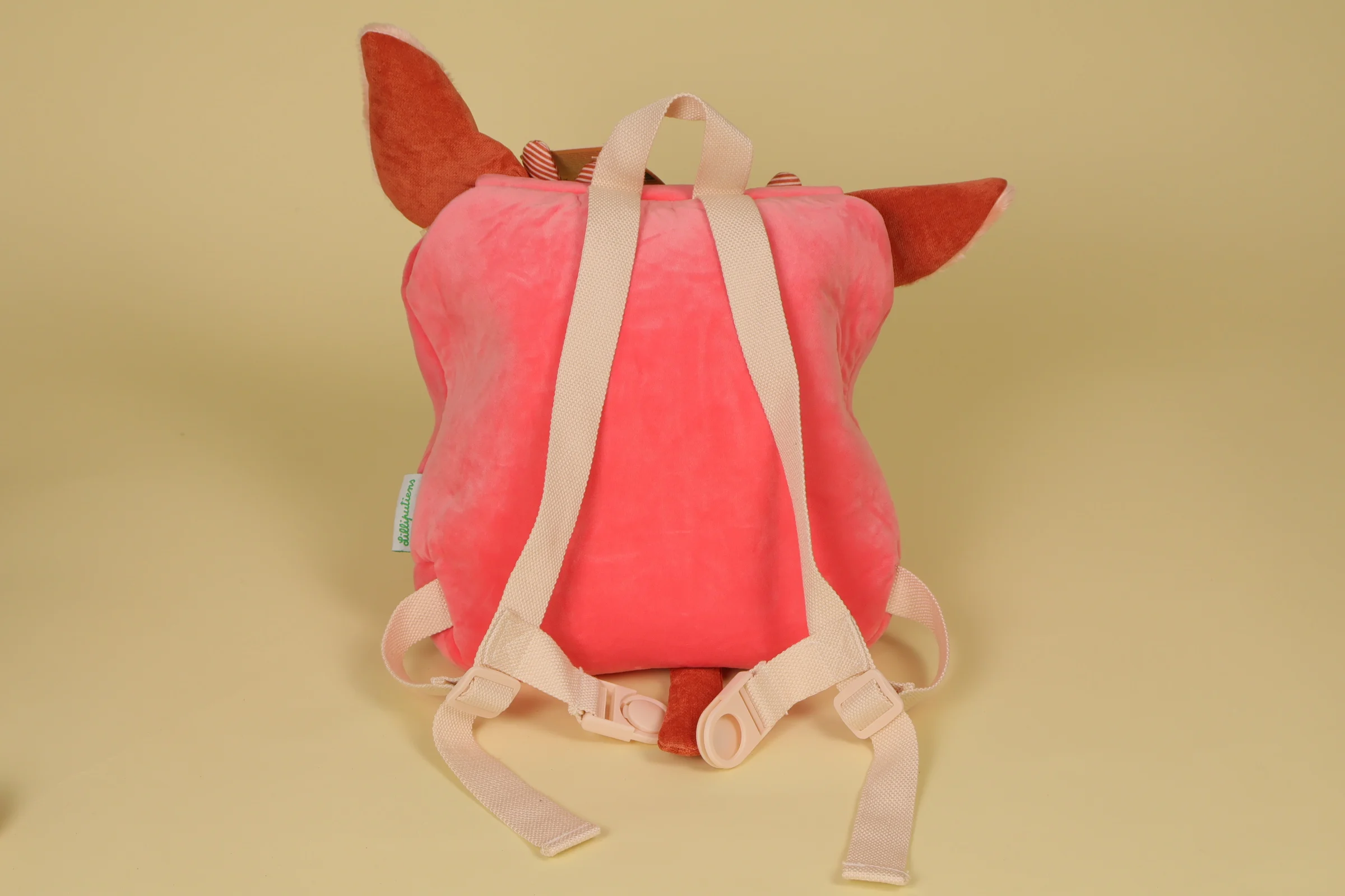 Sac a dos maternelle gouter faon Stella motifs floraux marque Lilliputiens dos