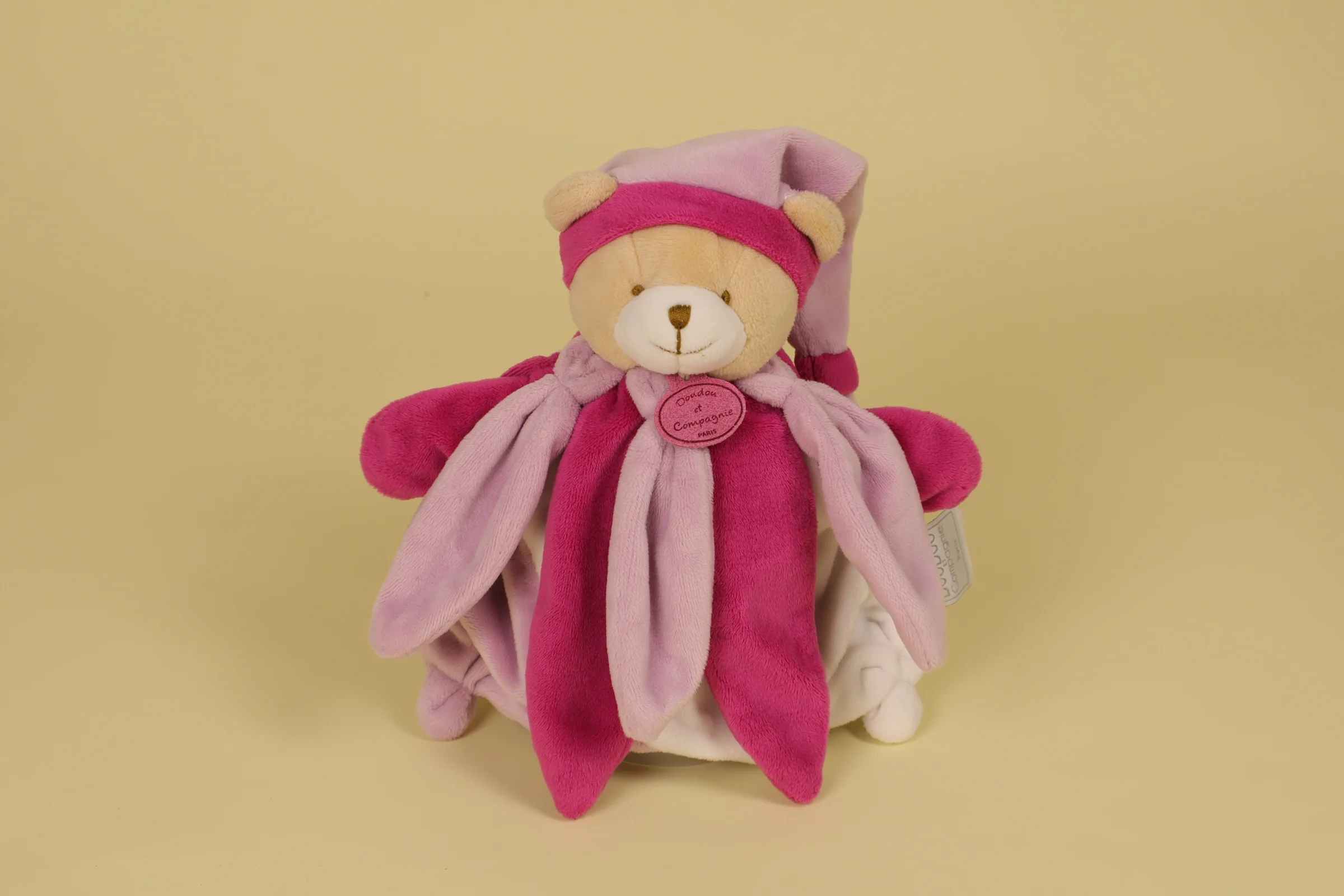 Marionnette ours pétale rose collection Collector 2013 marque Doudou et Compagnie