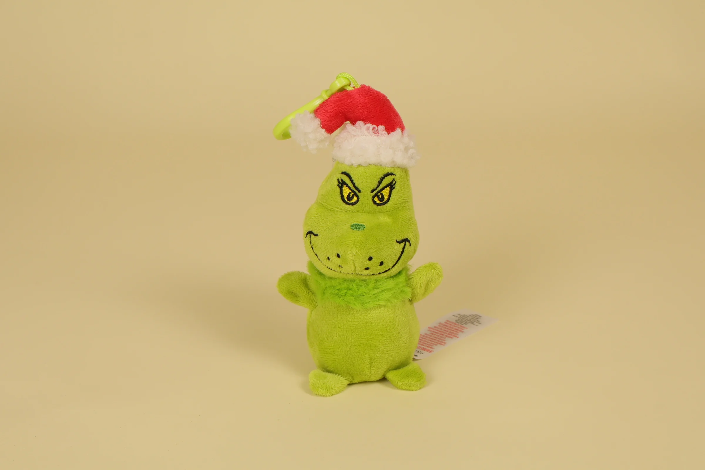 Peluche Porte Clé Grinch avec son Bonnet de Noël Mesure 15 cm Marque Primark