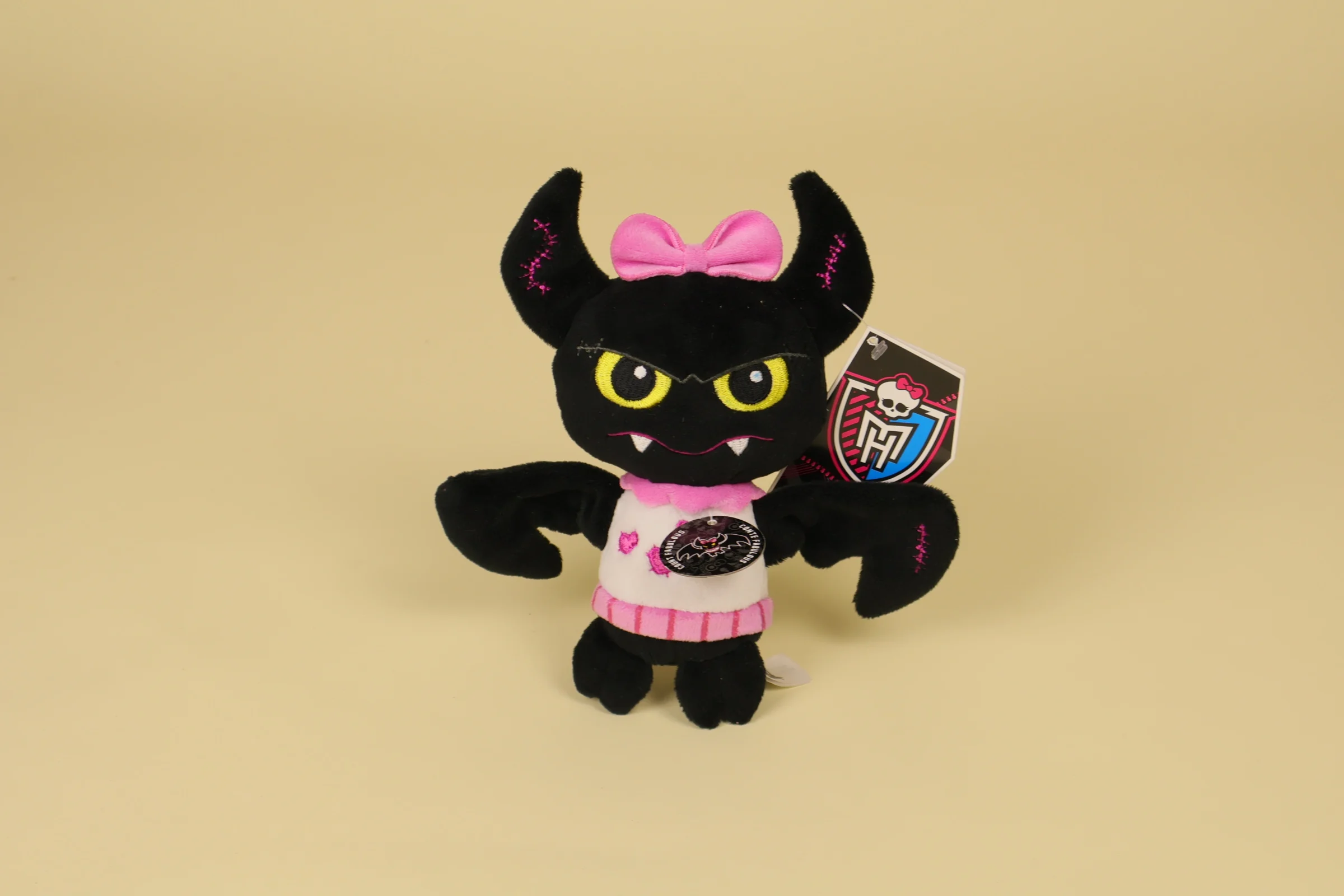Peluche Chauve-souris Count Fabulous de Draculaura des Monster High Mesure 19 cm Annee 2013 Marque Gipsy