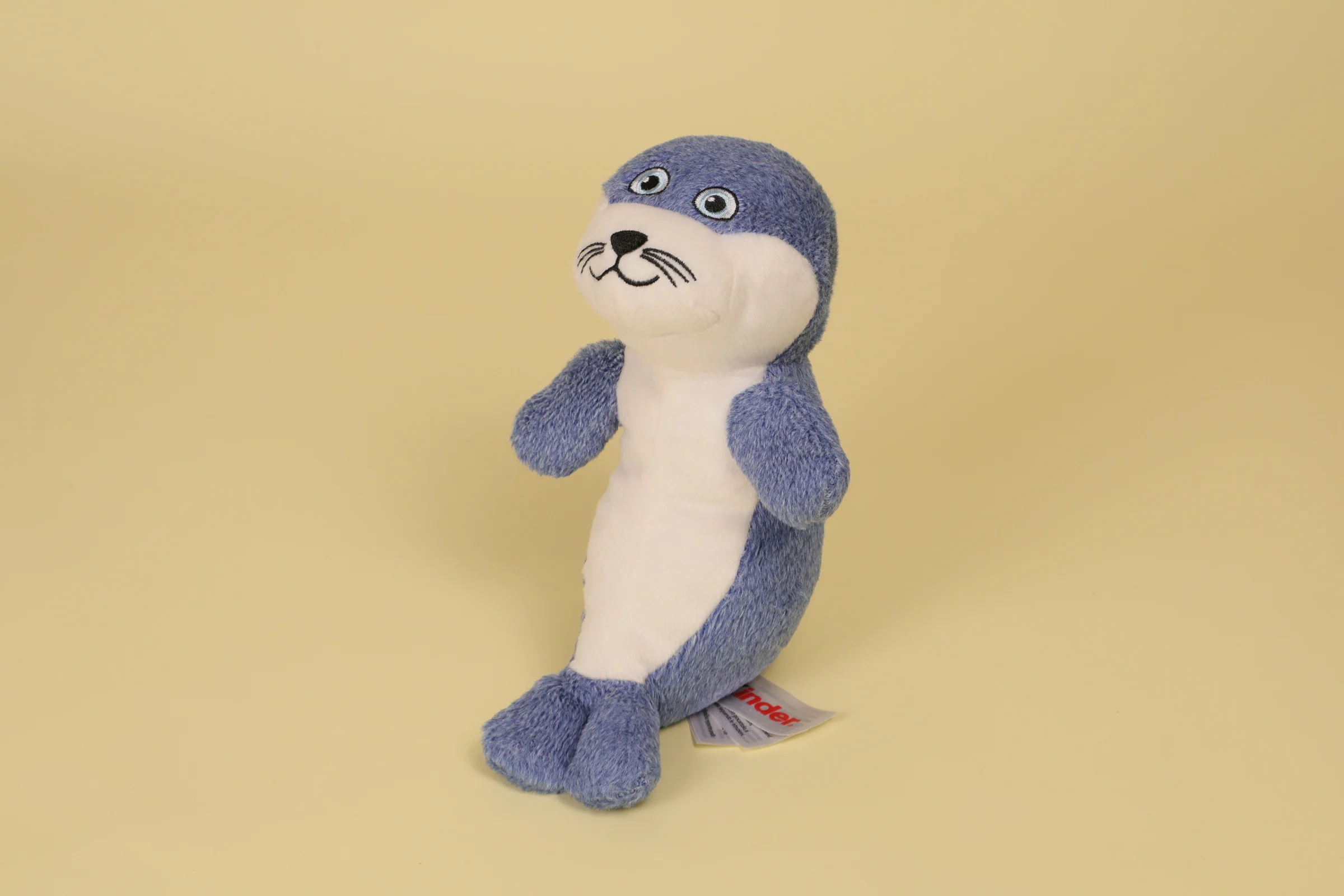 Peluche Phoque Bleu et Blanc 22 cm Année 2024 Marque Kinder