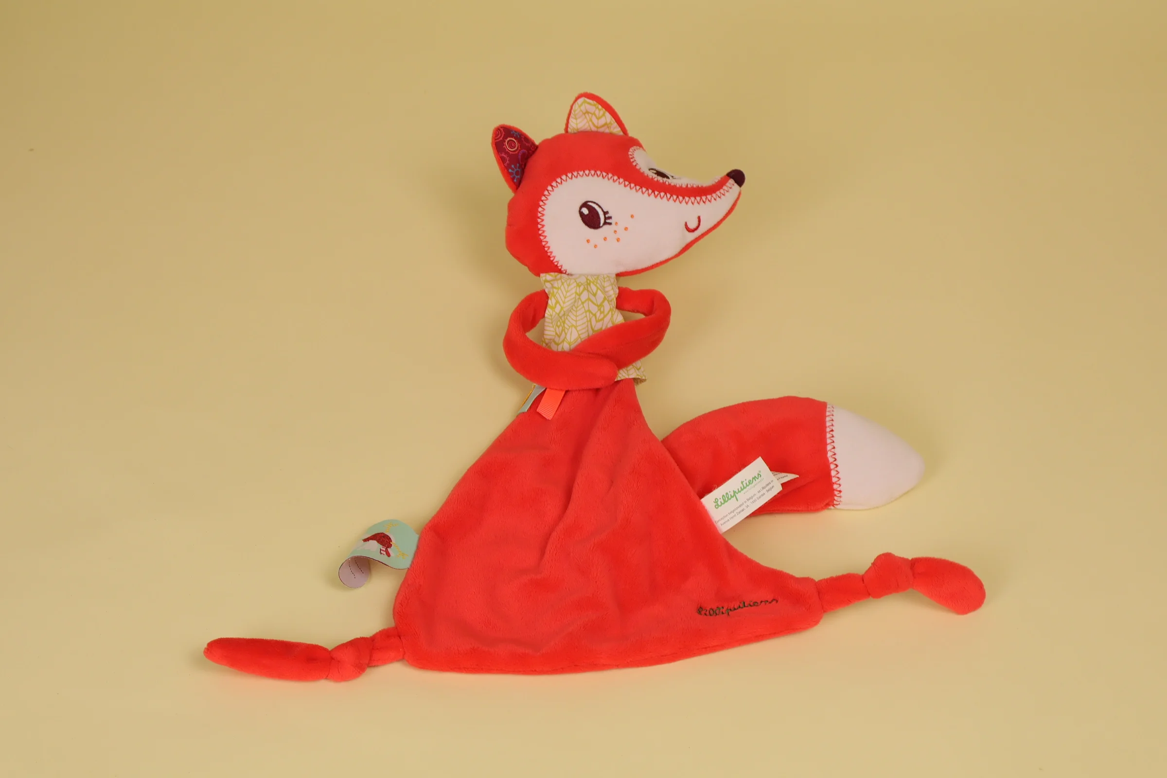 Doudou Renard Alice Plat Annee 2017 Marque LILLIPUTIENS
